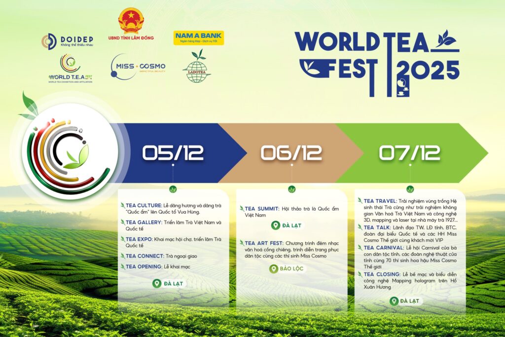 Chính thức công bố chuỗi hoạt động tại WORLD T.E.A Fest 2025
