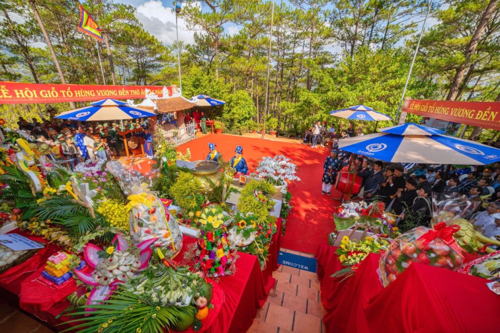 Linh thiêng Lễ Giỗ Quốc tổ Hùng Vương 2026 tại Đền thờ Âu Lạc - Tea Resort Prenn, Đà Lạt