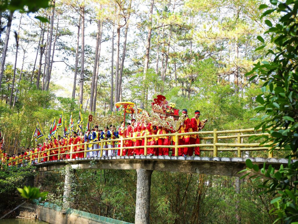 Linh thiêng Lễ Giỗ Quốc tổ Hùng Vương 2026 tại Đền thờ Âu Lạc - Tea Resort Prenn, Đà Lạt